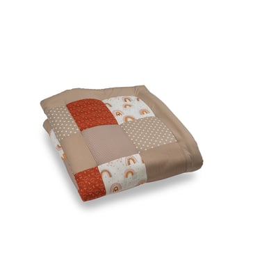 ULLENBOOM Krabbeldecke Regenbogen 120x 120cm von Ullenboom