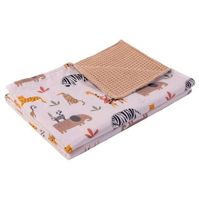 ULLENBOOM Babydecke Waffelpique Sand Savanne von Ullenboom