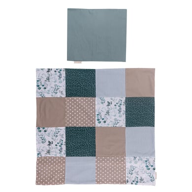 Ullenboom Bettwäsche-Set 80x80 cm und Kissenbezug 35x40 cm - Eukalyptus von Ullenboom