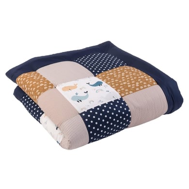 ULLENBOOM Krabbeldecke Wale 120x120cm von Ullenboom
