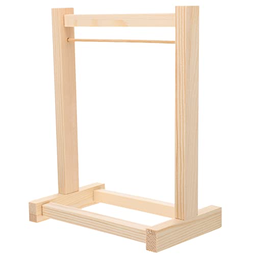 Miniatur-Kleiderständer Für Puppen: 20 3 cm Große Puppenhaus-Kleiderbügel Aus Holz Puppenschrank – Puppengarderobe Möbelzubehör Für Puppenhausbedarf Miniatur-Kleiderständer Für Puppen: 20 3 cm Große Puppenhaus-Kleiderbügel Aus Holz Puppenschrank – Puppengarderobe Möbelzubehör Für Puppenhausbedarf von ULTECHNOVO