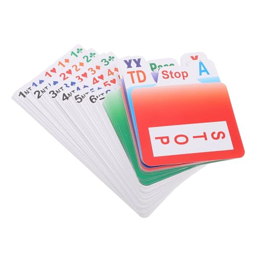 ULTECHNOVO 1 Satz Anrufkarte Kartenspiele PVC von ULTECHNOVO
