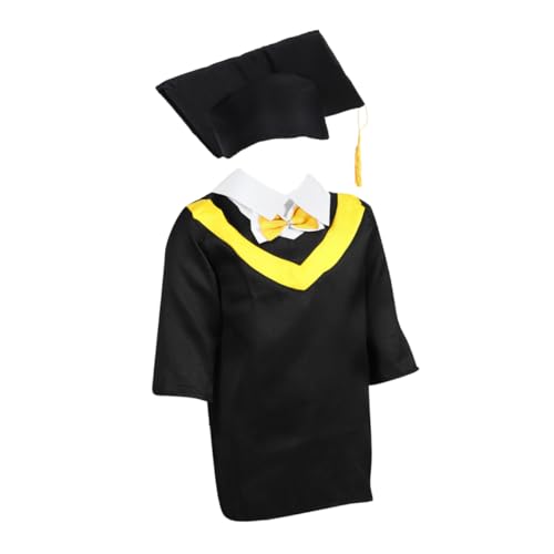 ULTECHNOVO 1 Satz Kleidungshut des Arztes Accessoires für Abschlusskleider Kindergarten Abschlusskleid Vorschulabschlusskappe und -kleid Mütze und Mantel Polyester (Polyester) von ULTECHNOVO