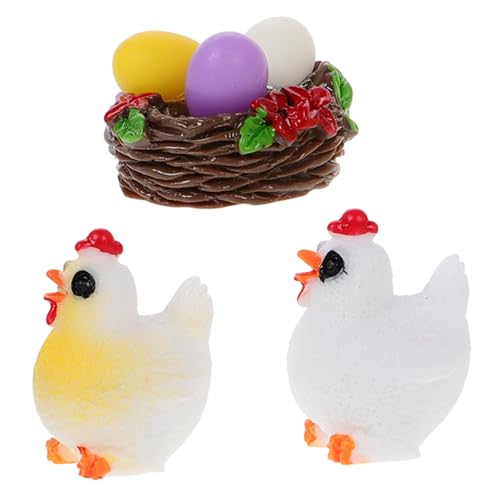 ULTECHNOVO 1 Satz Mikro-Landschaftsdekoration Simulierte Bauernhof-Hühnerfiguren Hähnchen-Cupcake-Topper Mini-Hühnerauto-Ornamente Miniatur-Hühnerfiguren Miniatur-Familienhuhn Kunstharz ULTECHNOVO 1 Satz Mikro-Landschaftsdekoration Simulierte Bauernhof-Hühnerfiguren Hähnchen-Cupcake-Topper Mini-Hühnerauto-Ornamente Miniatur-Hühnerfiguren Miniatur-Familienhuhn Kunstharz von ULTECHNOVO