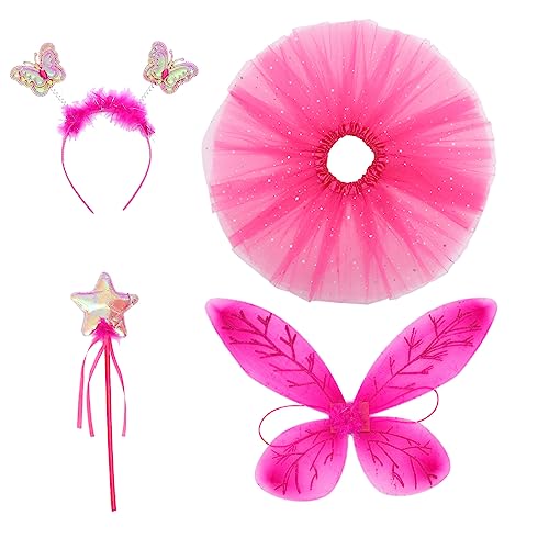 ULTECHNOVO 1 Satz Schmetterlingsflügel eingestellt Fee Kostüm für Mädchen Schmetterlings-Stirnband Schmetterlinge Kleine Mädchen Flügel Cosplay Kostüm Mädchen verkleiden sich Stoff ULTECHNOVO 1 Satz Schmetterlingsflügel eingestellt Fee Kostüm für Mädchen Schmetterlings-Stirnband Schmetterlinge Kleine Mädchen Flügel Cosplay Kostüm Mädchen verkleiden sich Stoff von ULTECHNOVO