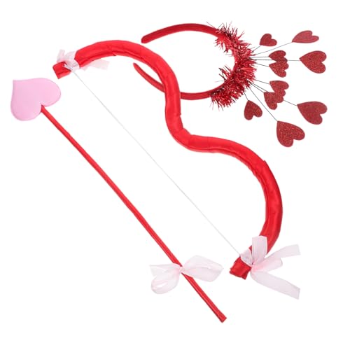ULTECHNOVO 1 Satz - Und Bogen-requisiten Amor-halloween-kostüm Amorkostüm Für Cosplay Party Amor-kostüm Zum Valentinstag Valentines Name Amor Zubehör Stirnband Rot Abs ULTECHNOVO 1 Satz - Und Bogen-requisiten Amor-halloween-kostüm Amorkostüm Für Cosplay Party Amor-kostüm Zum Valentinstag Valentines Name Amor Zubehör Stirnband Rot Abs von ULTECHNOVO
