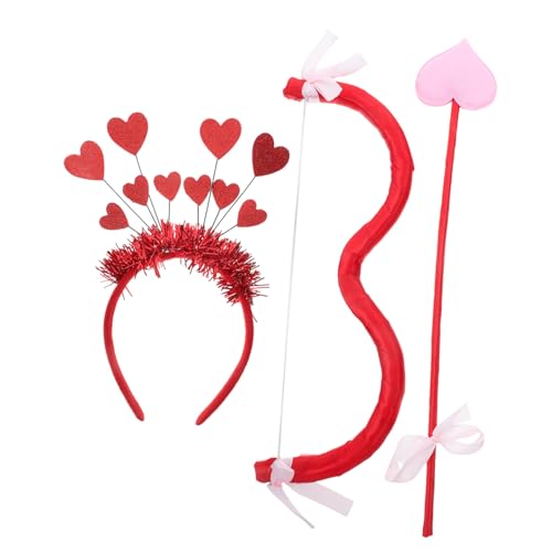ULTECHNOVO 1 Satz - Und Bogen-requisiten Stirnband Name Valentinstag Amorbogen Amor-halloween-kostüm Amorkostüm Für Cosplay Amor-kostümzubehör Amor Zubehör Party Abs Rot ULTECHNOVO 1 Satz - Und Bogen-requisiten Stirnband Name Valentinstag Amorbogen Amor-halloween-kostüm Amorkostüm Für Cosplay Amor-kostümzubehör Amor Zubehör Party Abs Rot von ULTECHNOVO