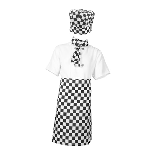 ULTECHNOVO 1 Set Kochuniform Schürze Backkostüm Bäckerkostüm Bäckermützen Für Kinderkochkostüm Kochkostüm Koch Kinderoutfit Mini Kochmütze Baumwolle ULTECHNOVO 1 Set Kochuniform Schürze Backkostüm Bäckerkostüm Bäckermützen Für Kinderkochkostüm Kochkostüm Koch Kinderoutfit Mini Kochmütze Baumwolle von ULTECHNOVO