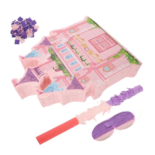 ULTECHNOVO 1 Set Prinzessinnenschloss Piñata Kinderparty Piñata Prinzessinnen Partydekorationen Prinzessinnen Geburtstagsparty Süßigkeitenbehälter Piñata Prinzessinnen von ULTECHNOVO