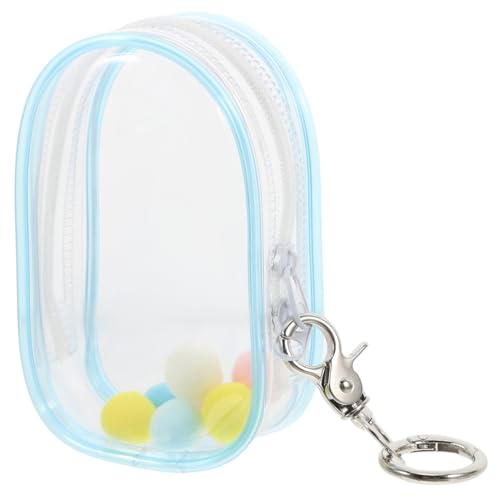 ULTECHNOVO 1 Setzen Sie Clear Doll Display Organizer Mit Schlüsselbund Tragbarer Kleiner Puppenbeutel Reißverschluss Staubfeste Sammler von ULTECHNOVO