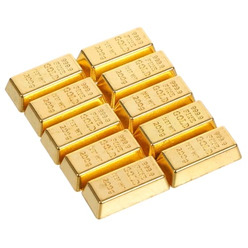 ULTECHNOVO 10 Stück BRICS-Modell Dekoration puppenhaus Einrichtung Puppenhauseinrichtung Puppenhaus-Miniatur-Stein Modell Minibar Mini- Mini-Simulation Legierung Golden ULTECHNOVO 10 Stück BRICS-Modell Dekoration puppenhaus Einrichtung Puppenhauseinrichtung Puppenhaus-Miniatur-Stein Modell Minibar Mini- Mini-Simulation Legierung Golden von ULTECHNOVO