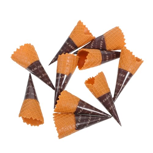 ULTECHNOVO 10 Stück Mini-Knusperrohr-Requisiten Mini Waffeln Eistüten Masse Mini-Puppenhaus-Zubehör künstliche Eistorte Mini-Puppenhauszubehör -Sandwiches Kuchenkegel PVC ULTECHNOVO 10 Stück Mini-Knusperrohr-Requisiten Mini Waffeln Eistüten Masse Mini-Puppenhaus-Zubehör künstliche Eistorte Mini-Puppenhauszubehör -Sandwiches Kuchenkegel PVC von ULTECHNOVO