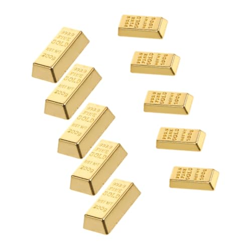 ULTECHNOVO 10 Stück Miniatur-Piraten-Bars-Ziegel Für Handwerk Wohnkultur Realistische Film-Requisite Ziegel-Set ULTECHNOVO 10 Stück Miniatur-Piraten-Bars-Ziegel Für Handwerk Wohnkultur Realistische Film-Requisite Ziegel-Set von ULTECHNOVO