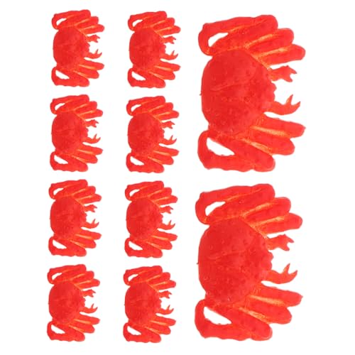 ULTECHNOVO 10 Stück Simulierte Krabbendekoration Simulation Krabbe für gefälschter Hummer künstliches Meeresfrüchtemodell Lernen Krabbenspielzeug Mini-Krabbe Harz rot ULTECHNOVO 10 Stück Simulierte Krabbendekoration Simulation Krabbe für gefälschter Hummer künstliches Meeresfrüchtemodell Lernen Krabbenspielzeug Mini-Krabbe Harz rot von ULTECHNOVO