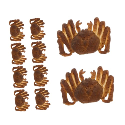 ULTECHNOVO 10 Stück Simulierte Krabbendekoration realistisches Meeresfrüchtemodell Simulationsmodell für Meeresfrüchte Künstliche Hummerdekoration Mini-Krabbe gefälschte Krabbe Harz Kaffee ULTECHNOVO 10 Stück Simulierte Krabbendekoration realistisches Meeresfrüchtemodell Simulationsmodell für Meeresfrüchte Künstliche Hummerdekoration Mini-Krabbe gefälschte Krabbe Harz Kaffee von ULTECHNOVO