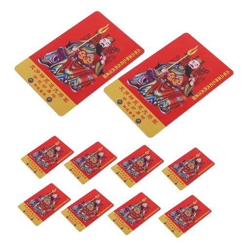 ULTECHNOVO 10 Stück Tai-Sui-Karte Event-Party-zubehör -dekore Feng-Shui-Symbole Feng-Shui-amulettkarten Glücksamulettkarte Neujahrskarten Partyzubehör Feng-Shui- PVC ULTECHNOVO 10 Stück Tai-Sui-Karte Event-Party-zubehör -dekore Feng-Shui-Symbole Feng-Shui-amulettkarten Glücksamulettkarte Neujahrskarten Partyzubehör Feng-Shui- PVC von ULTECHNOVO