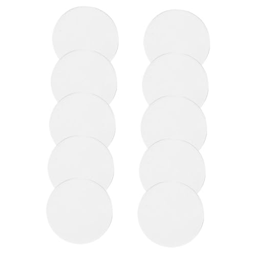 ULTECHNOVO 10 Stück Teiliges Doppelt Konvexe Optische Linsen Transparent Acryl vergrößerungslinsen für Physik Experimente Vielseitig Einsetzbar Leicht Tragbar von ULTECHNOVO