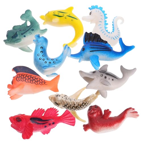 ULTECHNOVO 10 Stück Teiliges Meerestiere Set PVC Realistische Figuren Pädagogische Meeresbewohner Modelle für Robustes Lernspielzeug und Dekoration für Fantasieentwicklung ULTECHNOVO 10 Stück Teiliges Meerestiere Set PVC Realistische Figuren Pädagogische Meeresbewohner Modelle für Robustes Lernspielzeug und Dekoration für Fantasieentwicklung von ULTECHNOVO
