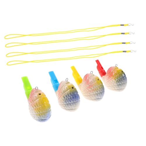 ULTECHNOVO 10 Stück Tierpfeife Kinderpfeife Kinderparty Requisiten Keramikpfeifen Cartoon Pfeifen Entzückende Pfeife Kinderpfeife Kinderspielzeug Unterglasur Mehrfarbiges Zufällige Farbe von ULTECHNOVO