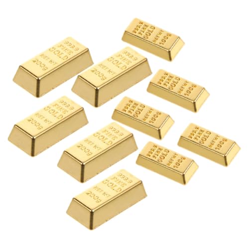 ULTECHNOVO 10 Stücke Miniatur Metall Ziegel Für Puppenhaus Decor Realistische Mini Ziegel Für Handwerk ULTECHNOVO 10 Stücke Miniatur Metall Ziegel Für Puppenhaus Decor Realistische Mini Ziegel Für Handwerk von ULTECHNOVO