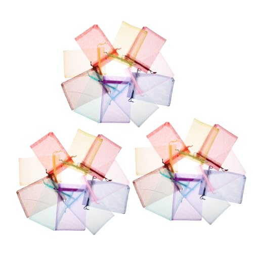 ULTECHNOVO 100 Stück Organza Geschenktüten Bunte Schmuckverpackung mit Kordelzug für Süßigkeiten Snacks und Kleine für Hochzeiten und Partys ULTECHNOVO 100 Stück Organza Geschenktüten Bunte Schmuckverpackung mit Kordelzug für Süßigkeiten Snacks und Kleine für Hochzeiten und Partys von ULTECHNOVO