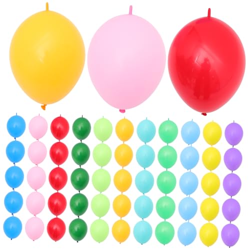 ULTECHNOVO 100 Stück Schwanzballon klein Festival Party Hochzeiten Ballondekor Geburtstag Luftballons Dekorative Luftballons Hochzeitsballon Latexballons Emulsion von ULTECHNOVO