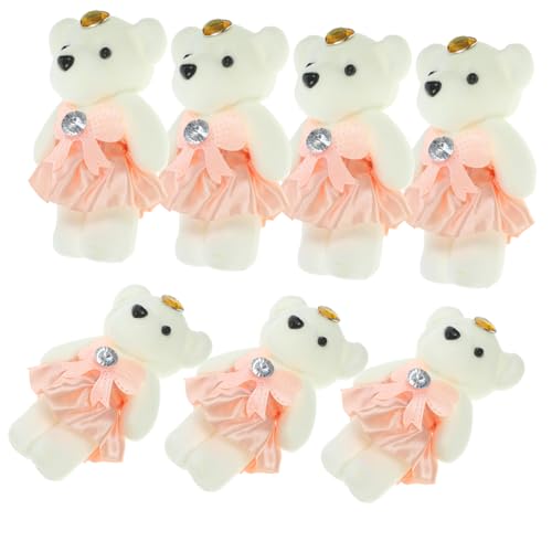 ULTECHNOVO 10Stücke Mini Bärenpuppen für Hochzeitsdekoration Süße Kreative Kuscheltiere Kleines für Freunde für Valentinstag und Innendekoration ULTECHNOVO 10Stücke Mini Bärenpuppen für Hochzeitsdekoration Süße Kreative Kuscheltiere Kleines für Freunde für Valentinstag und Innendekoration von ULTECHNOVO
