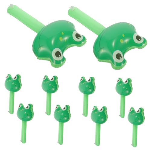 ULTECHNOVO 10Stücke Teiliges Aufblasbares Hammer Spielzeugset mit Glocken Cartoon Frosch Design für Kindergeburtstagsfeiern Sicheres und Lustiges Partyzubehör für Spiele und Wettbewerbe ULTECHNOVO 10Stücke Teiliges Aufblasbares Hammer Spielzeugset mit Glocken Cartoon Frosch Design für Kindergeburtstagsfeiern Sicheres und Lustiges Partyzubehör für Spiele und Wettbewerbe von ULTECHNOVO