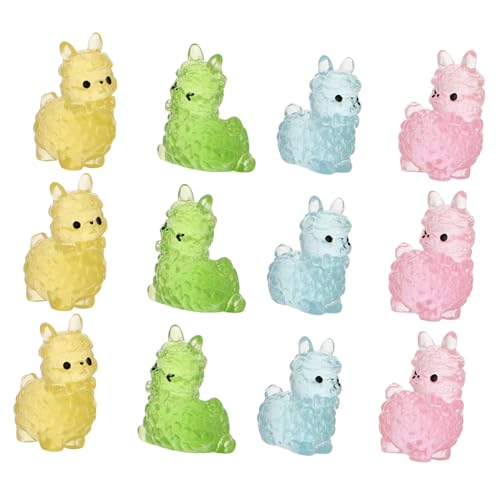 ULTECHNOVO 12 Stück Alpaka Ornament Winzige Tierfiguren Alpaka Figur Mini Leuchttierstatuen Mini Alpaka Miniatur Tierfiguren Alpaka Figuren Miniatur Alpaka Kunstharz ULTECHNOVO 12 Stück Alpaka Ornament Winzige Tierfiguren Alpaka Figur Mini Leuchttierstatuen Mini Alpaka Miniatur Tierfiguren Alpaka Figuren Miniatur Alpaka Kunstharz von ULTECHNOVO
