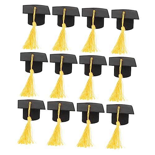 ULTECHNOVO 12 Stück Dekoration der Abschlusstorte grad cap kuchendeckel Dekorationen abschluss glückwunsch abholen Rosa Mini Party Cake Picks Cupcake -Dekoration Papier Yellow ULTECHNOVO 12 Stück Dekoration der Abschlusstorte grad cap kuchendeckel Dekorationen abschluss glückwunsch abholen Rosa Mini Party Cake Picks Cupcake -Dekoration Papier Yellow von ULTECHNOVO