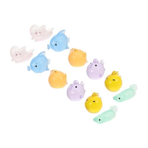 ULTECHNOVO 12 Stück Kleine Fischornamente Mini -Ozeantiere Figuren Wasserprodukte Mini-Tierfiguren Aquarienschmuck winzige Figuren EIN Muss für Aquarien winzige Meerestierfiguren Harz ULTECHNOVO 12 Stück Kleine Fischornamente Mini -Ozeantiere Figuren Wasserprodukte Mini-Tierfiguren Aquarienschmuck winzige Figuren EIN Muss für Aquarien winzige Meerestierfiguren Harz von ULTECHNOVO