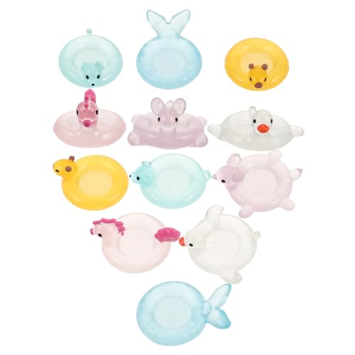 ULTECHNOVO 12 Stück Kleine Tier Schwimmring Ornamente Cartoon Ornamente Mini Schwimmringe Figur Aquarium Landschaftsdekoration Miniatur Tierfiguren Tier Schwimmring Anhänger Kunstharz ULTECHNOVO 12 Stück Kleine Tier Schwimmring Ornamente Cartoon Ornamente Mini Schwimmringe Figur Aquarium Landschaftsdekoration Miniatur Tierfiguren Tier Schwimmring Anhänger Kunstharz von ULTECHNOVO