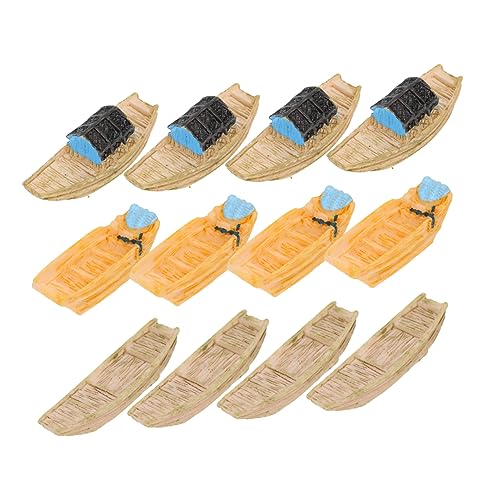 ULTECHNOVO 12 Stück Teiliges Resin Fishing Boat Figuren Kreative Miniatur Boote zur Dekoration für Wohnzimmer und Garten DIY für ULTECHNOVO 12 Stück Teiliges Resin Fishing Boat Figuren Kreative Miniatur Boote zur Dekoration für Wohnzimmer und Garten DIY für von ULTECHNOVO