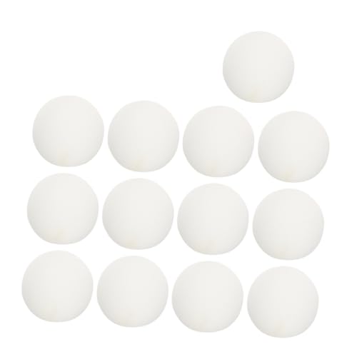ULTECHNOVO 15 Stück Clownnasenzubehör Cosplay-Clown-Nase Clown-Kostüm Nase des Zirkusclowns Zirkusnase Kostümnase hupende Clownsnase Halloween-Clown-Nase Schwamm Weiß von ULTECHNOVO