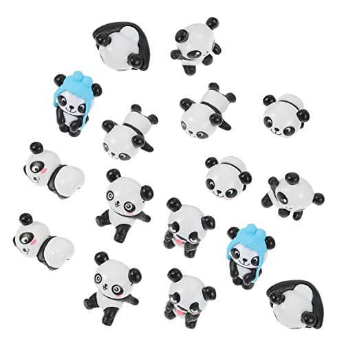 ULTECHNOVO 16 Stück Teiliges Mikro Landschafts Dekoration Panda Figuren Modell für DIY Miniatur Umweltfreundliche Plastikkunstwerke für Tischdeko und ULTECHNOVO 16 Stück Teiliges Mikro Landschafts Dekoration Panda Figuren Modell für DIY Miniatur Umweltfreundliche Plastikkunstwerke für Tischdeko und von ULTECHNOVO