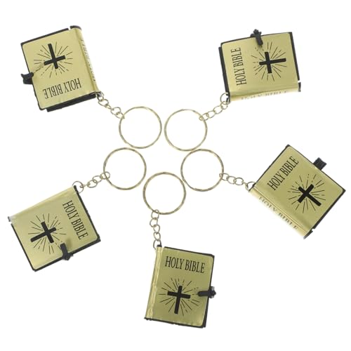ULTECHNOVO 18 Stück religiöse Bibel Schlüsselanhänger Schlüsselbundanhänger Bibelvers Schlüsselanhänger Mini klein Party Bibelbuch Anhänger Geburtstagsgeschenk Metall Golden ULTECHNOVO 18 Stück religiöse Bibel Schlüsselanhänger Schlüsselbundanhänger Bibelvers Schlüsselanhänger Mini klein Party Bibelbuch Anhänger Geburtstagsgeschenk Metall Golden von ULTECHNOVO