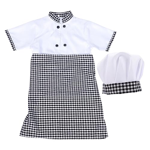 ULTECHNOVO 1Satz Kochkostüm Schürze und Hut für Jungen und Koch Outfit für Kurzärmelig Teilig für Atmungsaktives Baumwollmaterial ULTECHNOVO 1Satz Kochkostüm Schürze und Hut für Jungen und Koch Outfit für Kurzärmelig Teilig für Atmungsaktives Baumwollmaterial von ULTECHNOVO