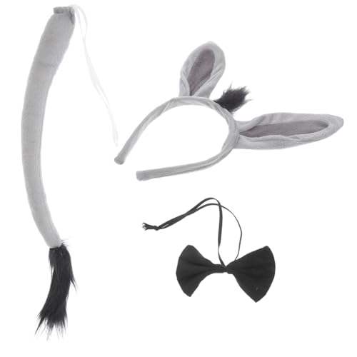 ULTECHNOVO 1satz Kostüm Zubehör Für Halloween Karneval Tierkostüm Set Mit Ohren Fliege Für Erwachsene Für Dress-up-partys Und Rollenspiele von ULTECHNOVO