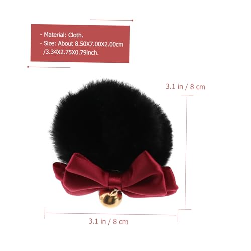 ULTECHNOVO 2 Paare Plüsch Haarspangen mit Doppelschleifen Bärenohren für Mädchen Weiche Haarklammern Cosplay Haarschmuck Niedliches Sicheres Design Praktische Haaraccessoires in Schwarz und ULTECHNOVO 2 Paare Plüsch Haarspangen mit Doppelschleifen Bärenohren für Mädchen Weiche Haarklammern Cosplay Haarschmuck Niedliches Sicheres Design Praktische Haaraccessoires in Schwarz und von ULTECHNOVO