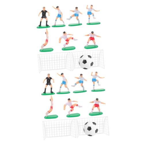 ULTECHNOVO 2 Sätze Fußball Kuchen Dekoration Fußball-kuchen-dekoration Cupcake-dekorationen Für Fußballspiele Sport Tonhöhe Geburtstag Thematisiert Topper Fußballdekoration Für Kuchen Pvc von ULTECHNOVO