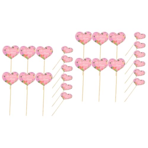 ULTECHNOVO 2 Sätze Kuchendekorationseinsatz Cupcake Topper Ornament Geburtstagskuchendekorationen Muttertagskucheneinsätze Muttertagsbedarf Muttertagsdekoration Souvenirs 48 Stück * 2 ULTECHNOVO 2 Sätze Kuchendekorationseinsatz Cupcake Topper Ornament Geburtstagskuchendekorationen Muttertagskucheneinsätze Muttertagsbedarf Muttertagsdekoration Souvenirs 48 Stück * 2 von ULTECHNOVO