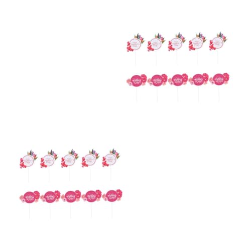ULTECHNOVO 2 Sätze Kucheneinsatz Cupcake -topper Kuchendekoration Mutter Kuchen Picks Muttertag Cupcake-einsatz-topper Dessertdekoration Kuchen Plug-in Papier Rot 10 Stück * 2 ULTECHNOVO 2 Sätze Kucheneinsatz Cupcake -topper Kuchendekoration Mutter Kuchen Picks Muttertag Cupcake-einsatz-topper Dessertdekoration Kuchen Plug-in Papier Rot 10 Stück * 2 von ULTECHNOVO