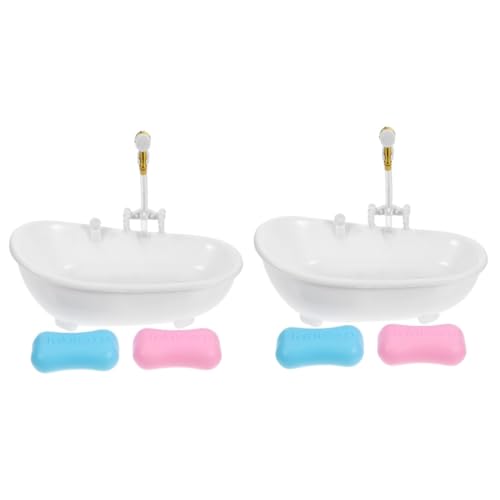 ULTECHNOVO 2 Sätze Mini -badplatte Zubehör Dusche Kinderbadspielzeug Puppenhaus-badewanne Badespielzeug Vorgeben Badewanne Für Dollhouse Spielzeugbadewanne Mini-badewannendekor Abs Weiß ULTECHNOVO 2 Sätze Mini -badplatte Zubehör Dusche Kinderbadspielzeug Puppenhaus-badewanne Badespielzeug Vorgeben Badewanne Für Dollhouse Spielzeugbadewanne Mini-badewannendekor Abs Weiß von ULTECHNOVO
