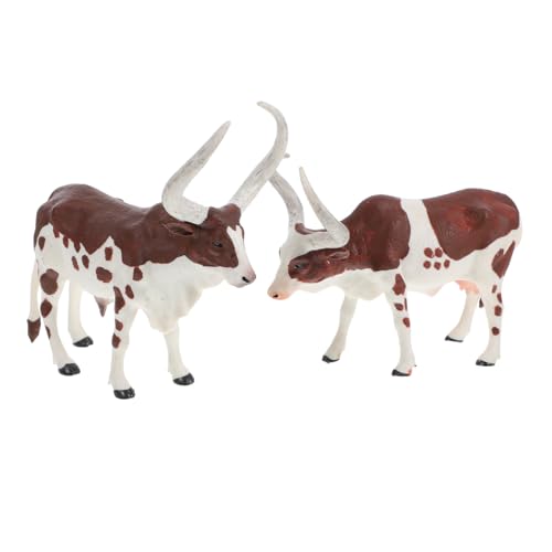 ULTECHNOVO 2 Stück Dekorative Tierfiguren Kunststoff für Bildung und Wohnraumdekoration Cattle Statues für Büro und Garten ULTECHNOVO 2 Stück Dekorative Tierfiguren Kunststoff für Bildung und Wohnraumdekoration Cattle Statues für Büro und Garten von ULTECHNOVO