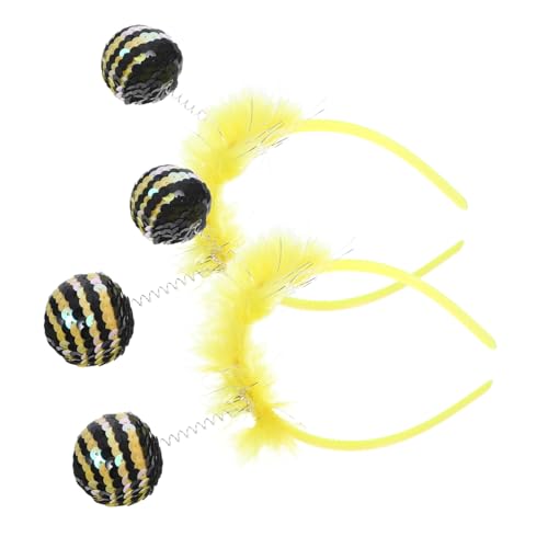 ULTECHNOVO 2 Stück Festliche Party Haarzubehör Bienenstirnbänder für Frauen Party-Stirnbänder Bienen Zubehör Bienenkopfschmuck Haarschmuck für Cosplay Kostüm Tuch Yellow ULTECHNOVO 2 Stück Festliche Party Haarzubehör Bienenstirnbänder für Frauen Party-Stirnbänder Bienen Zubehör Bienenkopfschmuck Haarschmuck für Cosplay Kostüm Tuch Yellow von ULTECHNOVO
