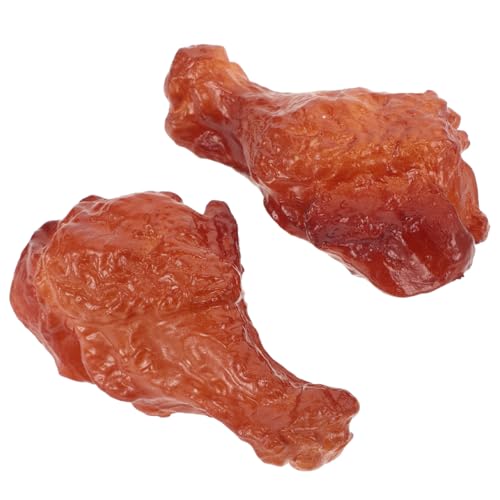 ULTECHNOVO 2 Stück Hähnchenbeinmodell -Requisiten Brathähnchen-Modell Küchenrequisite künstliches Huhn Hühnerzeichen Brathähnchen falsches Huhn falsches Spiegelei PVC Schokolade ULTECHNOVO 2 Stück Hähnchenbeinmodell -Requisiten Brathähnchen-Modell Küchenrequisite künstliches Huhn Hühnerzeichen Brathähnchen falsches Huhn falsches Spiegelei PVC Schokolade von ULTECHNOVO