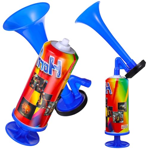 ULTECHNOVO 2 Stück Hand Lufthorn für Sportevents Partys Bootsfahrten Schulabschlüsse und Geburtstagsfeiern Klarer Sound Einfach zu Bedienen für Altersgruppen Geeignet ULTECHNOVO 2 Stück Hand Lufthorn für Sportevents Partys Bootsfahrten Schulabschlüsse und Geburtstagsfeiern Klarer Sound Einfach zu Bedienen für Altersgruppen Geeignet von ULTECHNOVO