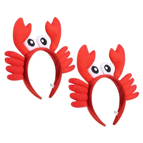 ULTECHNOVO 2 Stück Krabben Stirnbänder mit Großen Augen Leichtes Universelles Cosplay Haarband Kreative Tierkopfbedeckung für Party Karneval und Festival Zubehör ULTECHNOVO 2 Stück Krabben Stirnbänder mit Großen Augen Leichtes Universelles Cosplay Haarband Kreative Tierkopfbedeckung für Party Karneval und Festival Zubehör von ULTECHNOVO