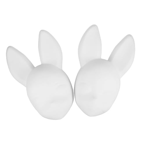 ULTECHNOVO 2 Stück Maske für Ostern Blanko Tiermaske für Cosplay Bühnenaufführungen und Kreative Handmalerei für Partys und Veranstaltungen ULTECHNOVO 2 Stück Maske für Ostern Blanko Tiermaske für Cosplay Bühnenaufführungen und Kreative Handmalerei für Partys und Veranstaltungen von ULTECHNOVO