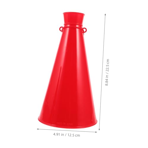 ULTECHNOVO 2 Stück Rote Megaphone aus Robustem Kunststoff Leichte Tragbare Cheerparty tröten für Sportveranstaltungen Vielseitige Anfeuerungsgeräte für Fans und Feiern ULTECHNOVO 2 Stück Rote Megaphone aus Robustem Kunststoff Leichte Tragbare Cheerparty tröten für Sportveranstaltungen Vielseitige Anfeuerungsgeräte für Fans und Feiern von ULTECHNOVO